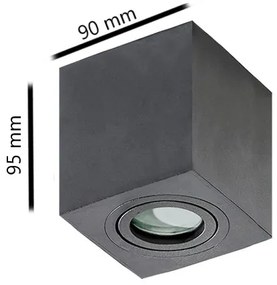 Plafonieră pentru baie BRANT 1xGU10/50W/230V IP44 Azzardo AZ2878