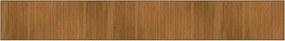 vidaXL Covor dreptunghiular, maro, 70x500 cm, bambus