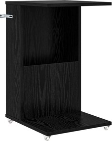 vidaXL Masă laterală Stejar Negru 40 x 35 x 60 cm Lemn compozit