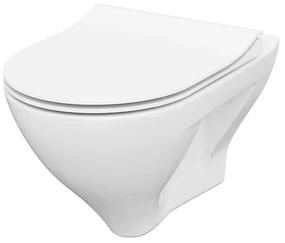 Set vas WC suspendat B291 Cersanit Mille si capac slim softclose alb
