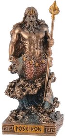 Mini statueta zeul marii Poseidon 9 cm