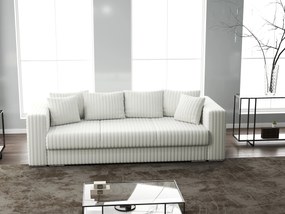 Canapea extensibilă dumonde cu ladă de depozitare si sezut confortabil din spuma high-density, Gloria Ambience Ivory 240x100 cm