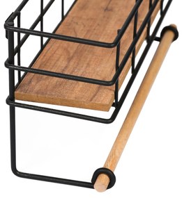 Raft Sepusi (stejar + negru) . 1095902