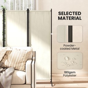 Outsunny Paravan Pliabil de Divizare Camera din 4 Panouri