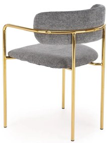 Scaun K537 gri/gold