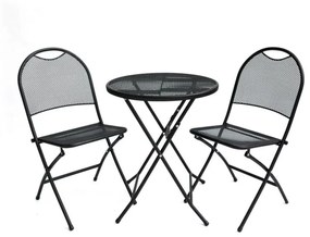 Masă pliantă metalică de grădină ZWMT-60F - 72x60x90 cm