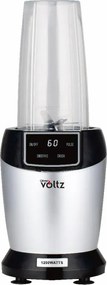 Nutri Blender Oliver Voltz OV51162FS, 1200W, 2 pahare, 1 litru/800 ml, fără BPA, Afisaj LED, Argintiu