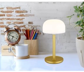 Lampă LED de masă Globo 21016M NORMAN LED/1,5W/3,7V 3000/4200/6000K alamă