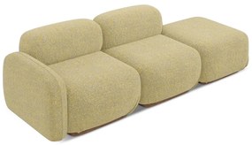 Șezlong modular galben (cu colț pe partea stângă) Ailani – Makamii