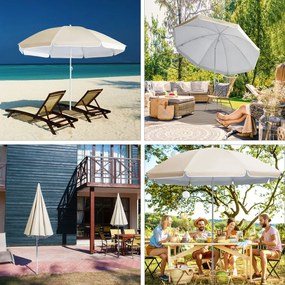 Deuba Umbrela de soare de gradina Cipru 180 cm - bej