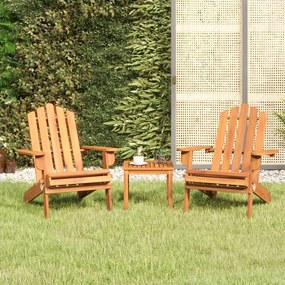 3152121 vidaXL Set mobilier de grădină Adirondack, 3 piese, lemn masiv acacia