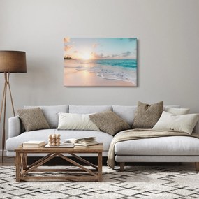 Tablou - Plaja de vis (90x60 cm)