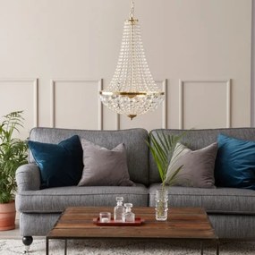 Lustră de cristal pe lanț dimabilă GRÄNSÖ 2xE14/40W/230V Markslöjd 106119