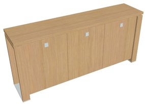 Dulap mic Verno+ 200 x 46 x 90 cm, stejar deschis