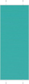 vidaXL Jaluzea plisată verde petrol 80x200cm Lățime țesătură 79,4 cm