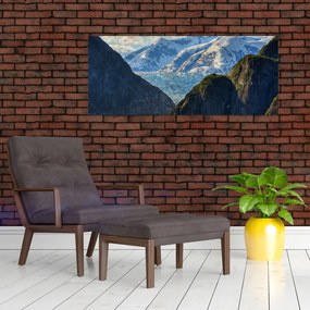 Tablou cu peisaj cu munții (120x50 cm)