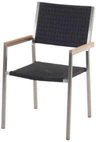 Set scaune 2 buc. Grosso (negru) (ratan). 1011517