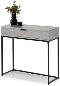 Măsuță consolă Norma M (beton + negru). 1110820