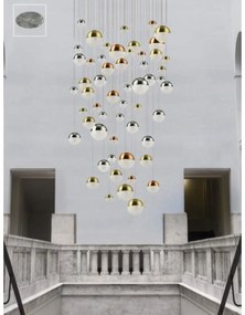 Lustra casa scarii / Candelabru XXL LED design modern Planets 55L 4555-55 SRT