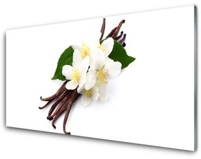 Tablouri acrilice Vanilie Floral Maro Alb