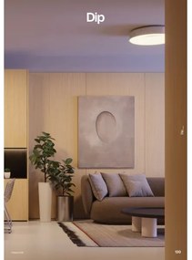 Redo 01-3941 - Plafonieră LED tip DIP, 40 W, 230 V, Ø 62,4 cm, alb