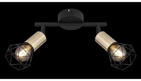 Spot de perete XARA 2xE14/40W/230V Globo 54802S-2AB