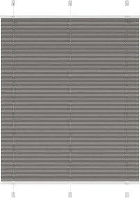 vidaXL Jaluzea plisată Antracit 105x100 cm Lățime țesătură 104,4 cm