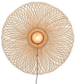 Aplica eco din bambus Cango natur, 60x25cm