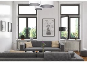 Plafonieră SPACE 3xE27/60W/230V alb/argintiu