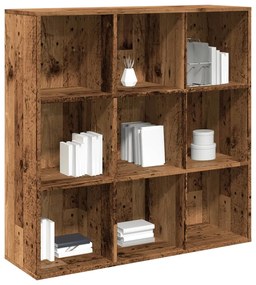 vidaXL Bibliotecă, lemn vechi, 98x29x97,5 cm