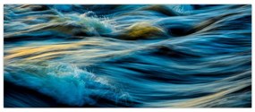 Tablou - Valuri (120x50 cm)
