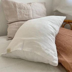 Față de pernă din in 80x80 cm White – Linen Tales