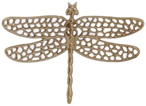 Decorațiune de perete din metal 24x17,5 cm Dragonfly – Light &amp; Living