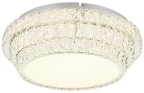Lustra aplicata, Cristale K5, LED CCT, Telecomanda KLARA 50cm 68157-48 GL
