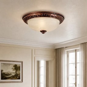 Brilagi - Plafonieră FRESCO 2xE27/40W/230V Ø 30 cm culoare cupru