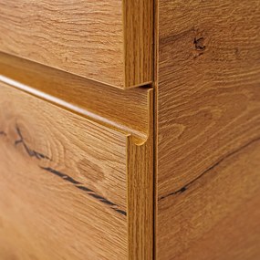 Vario Pull 100 dulap de bază cu chiuvetă stejar - stejar