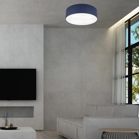 Plafonieră SIRJA PASTEL DOUBLE 4xE27/15W/230V d. 45 cm albastru închis