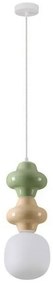 Pendul ceramic design modern CHIC verde/ galben