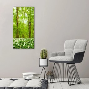 Tablou canvas Flori în pădure