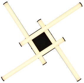 Plafonieră LED Globo 67342-24 KIRINA LED/24W/230V 3000K negru