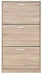 Dulap de pantofi cu 3 compartimente - Sonoma