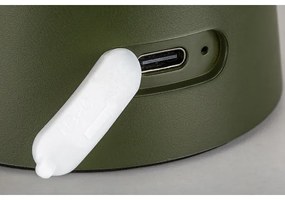 Rabalux 76038 - Lampă LED MIREO de exterior, tactilă, dimabilă, 1,5 W/5 V, IP44, 1200 mAh, USB, verde