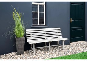 Bancă de grădină gri din lemn masiv Mandalay – Garden Pleasure