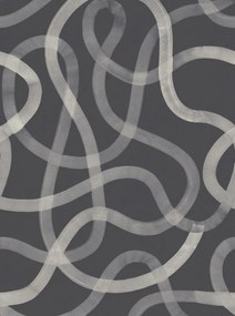 Fototapet, Serpentine, Graphite, Rebel Walls