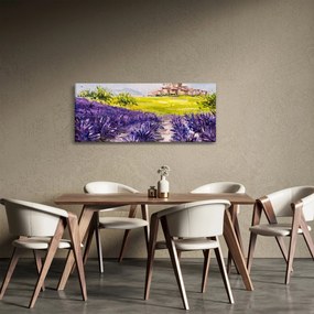 Tablou - Provence, Franța, pictură în ulei (120x50 cm)