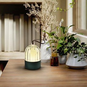 Lampa de masa portabila Chiqui verde