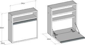 Birou de lucru Optimum White