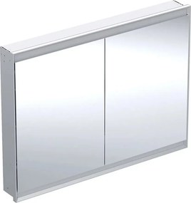 Dulap incastrat cu oglinda Geberit One ComfortLight 120 cm aluminiu eloxat