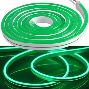Banda LED NEON 5m LED/30W/24V verde IP65