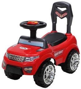 Masinuta cu functie de trotineta fara pedale NOVOKIDS™ Tiger Rider , Cu melodii si lumini, maxim 20 kg , Pentru interior si exterior, Model Offroad,